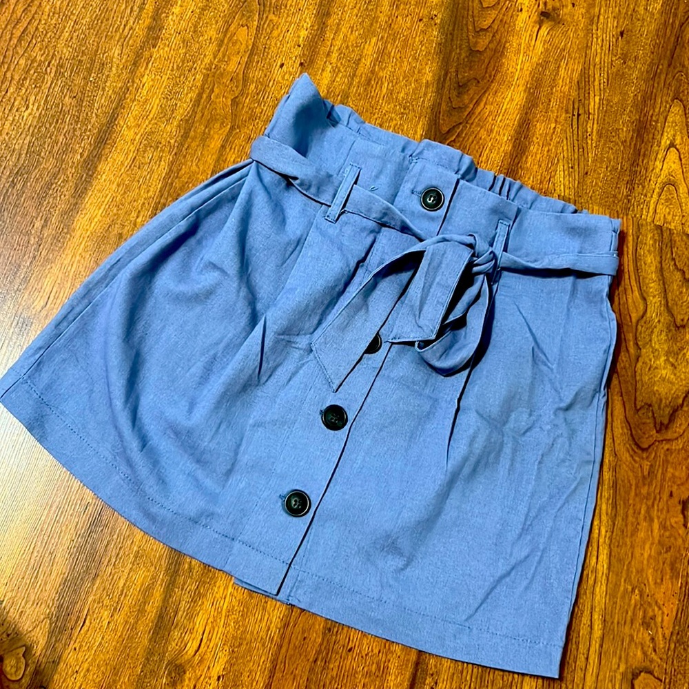 Women purple skirt
